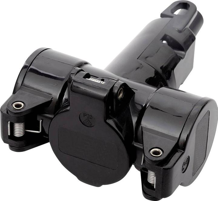 N&L Elektrotechnik N & L 10190 3fach-Kupplung Thermoplast 230 V Schwarz IP20