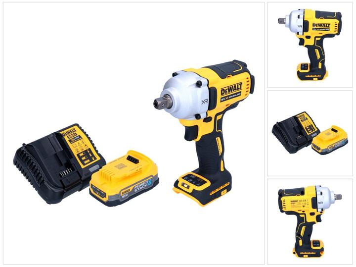 Immagine prodotto DeWalt DCF 892 E1 Avvitatore a impulsi a batteria 18 V 812 Nm 1/2" brushless + 1x batteria Powerstack 1,7 (Batteria)