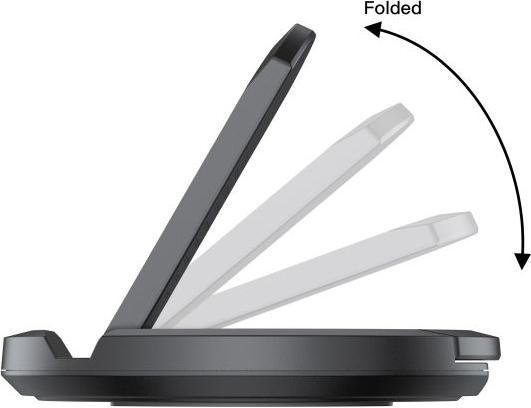Produktbild Budi 2-in-1 Wireless Charger Faltbare Ladestation für Smartphone & AirPods (17.50 W)
