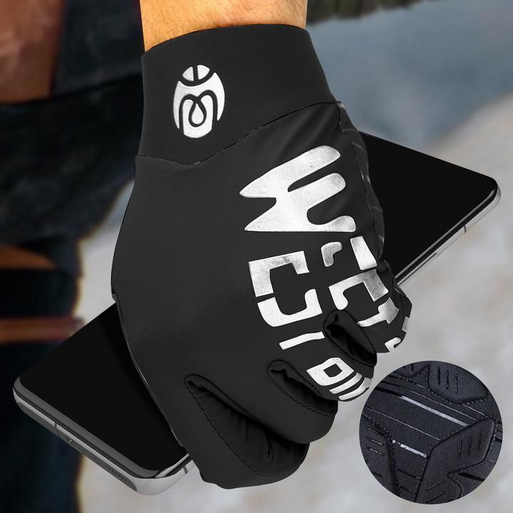 Actual product image Avizar West Biking cycling gloves, non-slip palm, size XS - Black (XS)