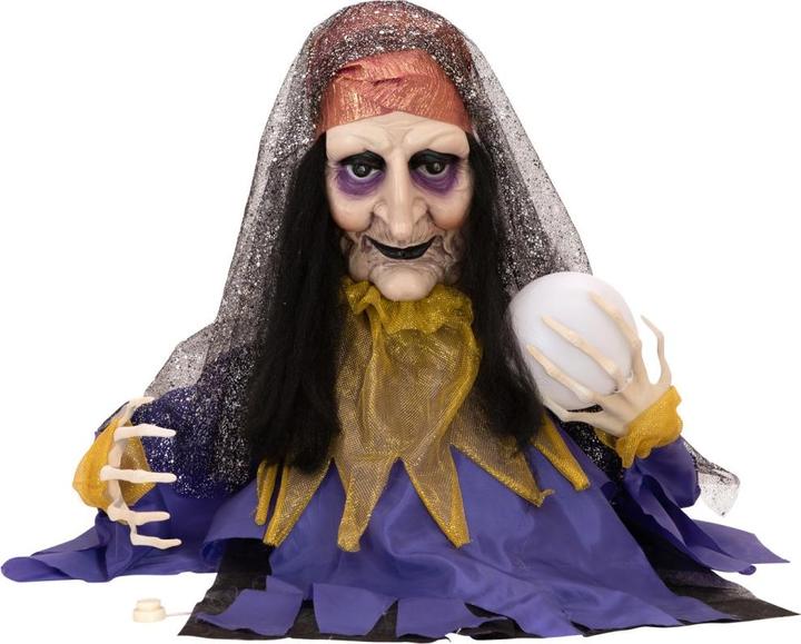 Actual product image Europalms Halloween figure fortune teller, animated 50cm