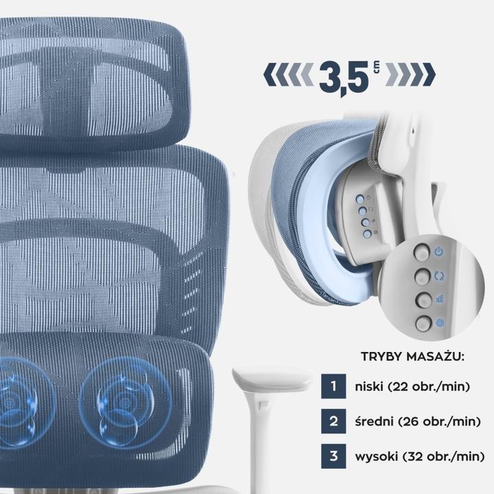 Actual product image Mark Adler Bürostuhl mit Massage Visioner 6.1 Grau