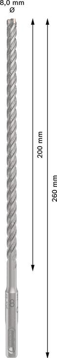 Produktbild Bosch Zubehör PRO SDS plus-5X Hammerbohrer (8 Millimeter)