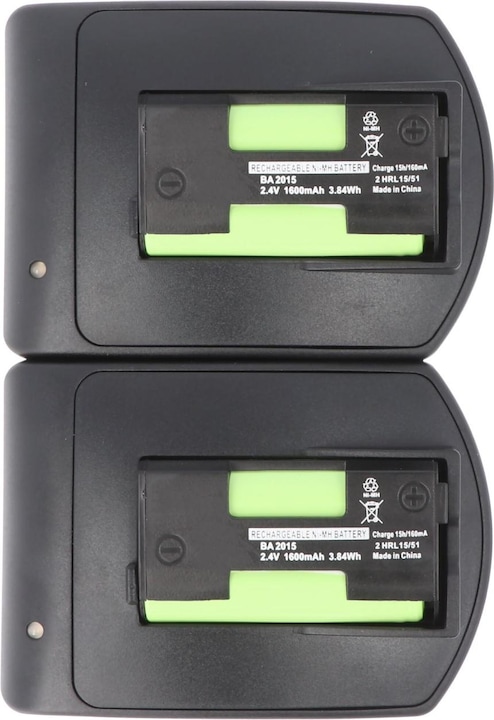 Actual product image Sennheiser Charger BA2015 battery including micro USB charging cable 2A (2 pcs., 800 mAh, Chargers without battery)