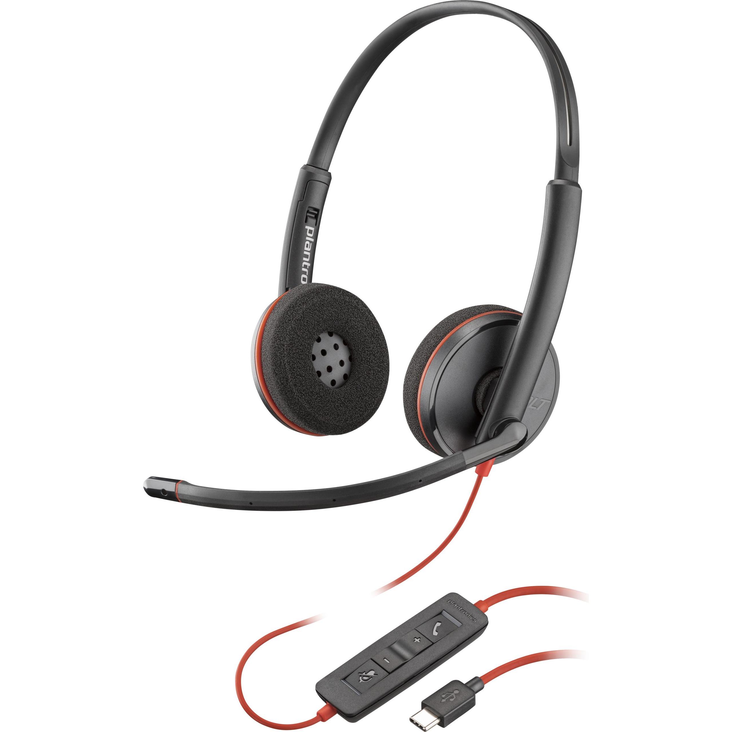 Thumbnail - Poly BW C3220 STEREO (Kabelgebunden, USB-C), Office Headset, Schwarz