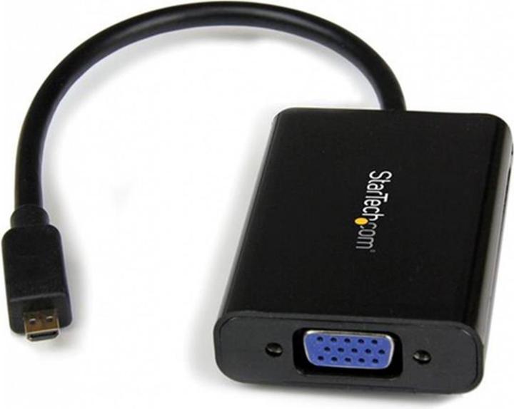Produktbild StarTech Micro HDMI To VGA With Audio (Digital -> Analog)