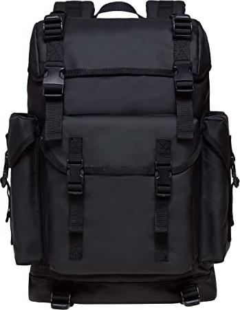 Produktbild Only-Bags.Store Leder Gross Rucksack, Vintage Wanderrucksack mit 14 Zoll Laptopfach für Arbeit, Ausflüge, Uni