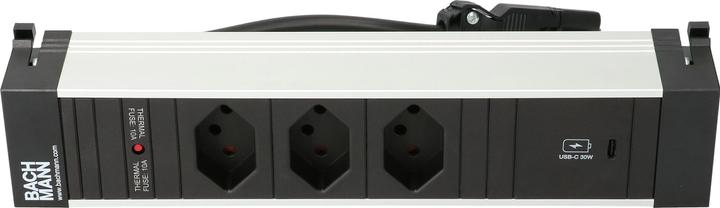 Actual product image Bachmann Built-in power strip POWER FRAME 3x T13, 1x USB-C (3 x, Type 13, USB-A, USB-C)