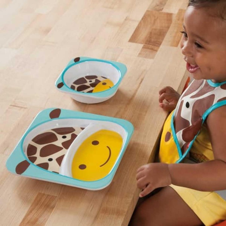 Actual product image Skiphop Zoo Bowl Giraffe