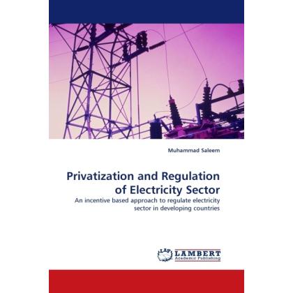 Privatization and Regulation of Electricity Sector, Fachbücher von Muhammad Saleem