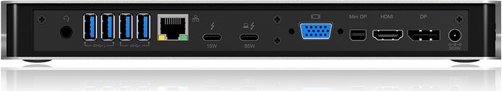 Image du produit Icy Box IB-DK2801-TB3 - Thunderbolt 3 Triple Dock 85W PD (USB-A, Thunderbolt, USB-C, 15 ports)