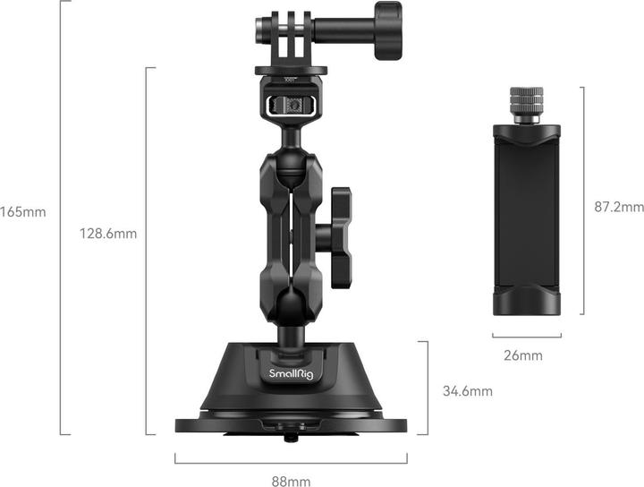 Image du produit SmallRig Support à ventouse SC-1K (Universel)