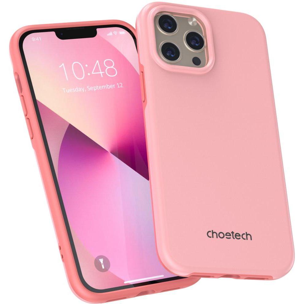 Choetech MFM Fall Protection Case for MagSafe for iPhone 13 Pro Max, Pink (PC0114-MFM-PK) (Apple iPhone 13 Pro Max), Sma...