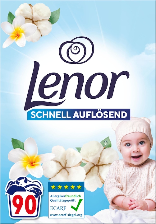 Productafbeelding Lenor Sensitiv (90 Wascycli, Poeder)