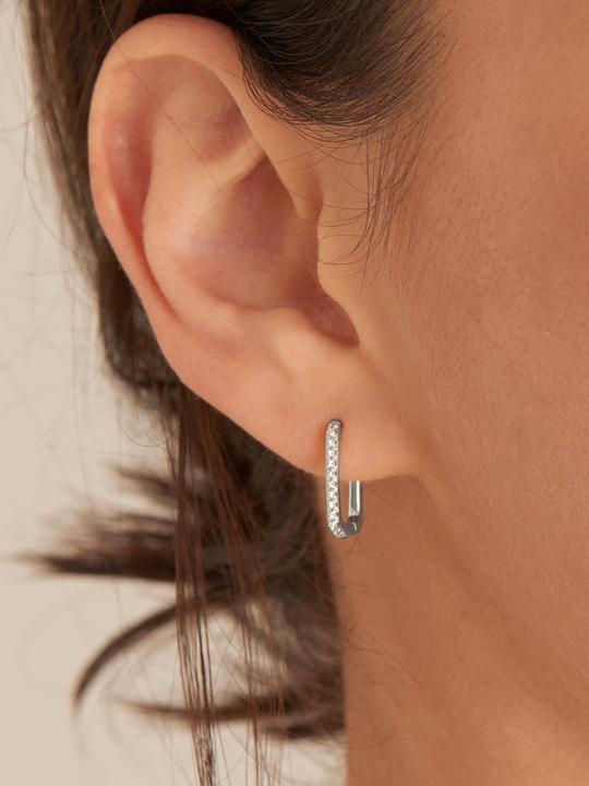 Produktbild Ania Haie Ohrringe Glam Oval Hoop 925 Sterling Silber (925er Silber)