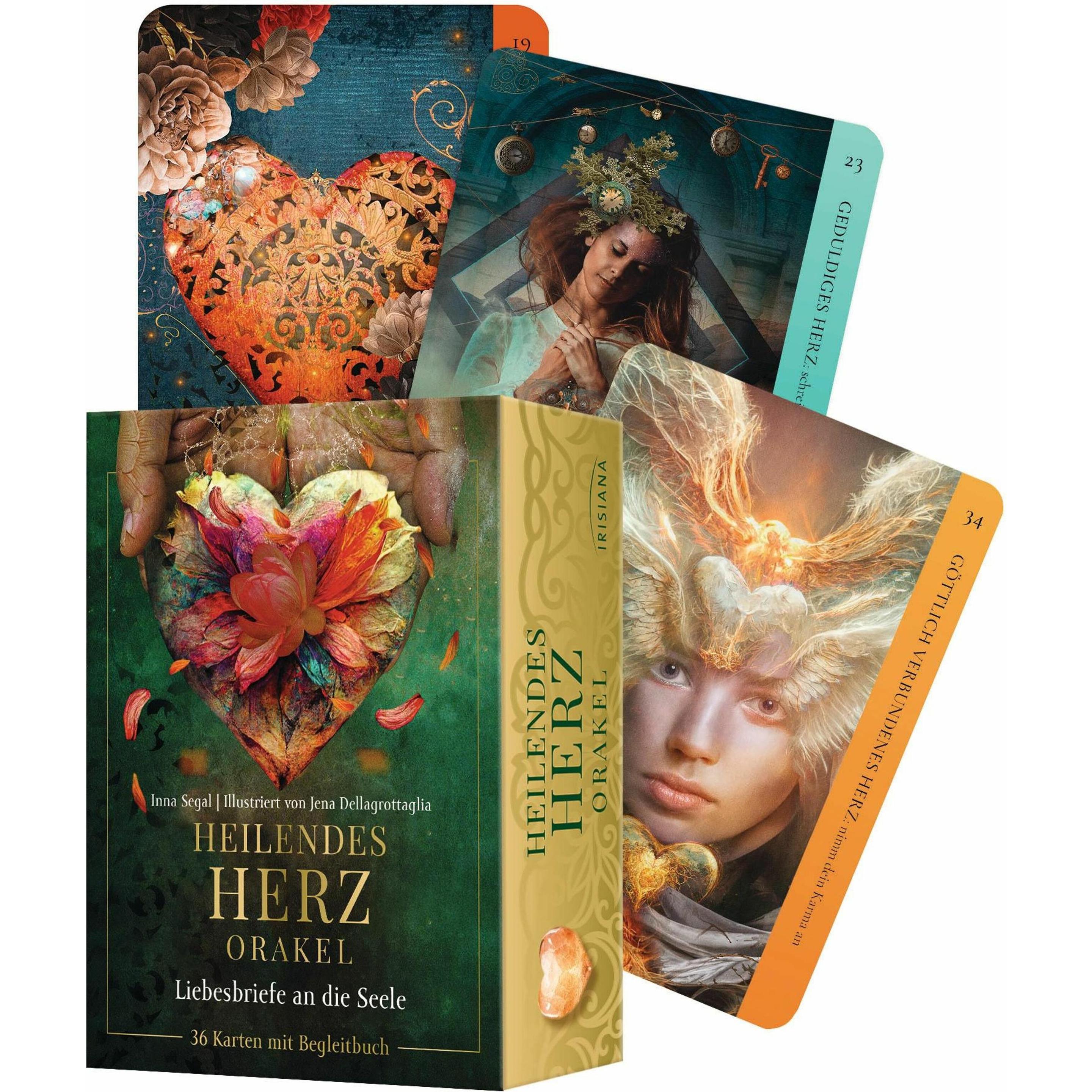 Heilendes Herz Orakel, Ratgeber von Angelika Hansen, Inna Segal, Jenna Dellagrottaglia