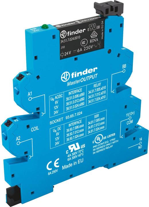 Immagine prodotto Finder Electromechanical Relay; 12VAC/DC