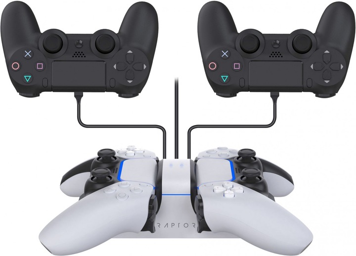 Actual product image Raptor Gaming CS200 Dual charging station (PS5)