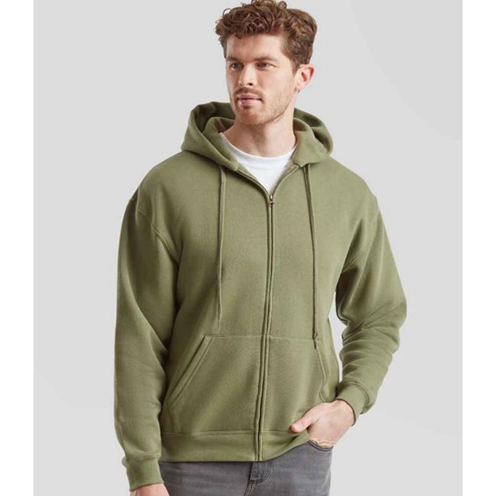 Produktbild Fruit of the Loom Premium Hoodie mit durchgehendem Reissverschluss (S)