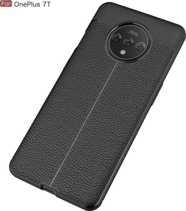 Produktbild Screenguard OnePlus 7T Hülle Leather Design TPU Cover (OnePlus 7T)