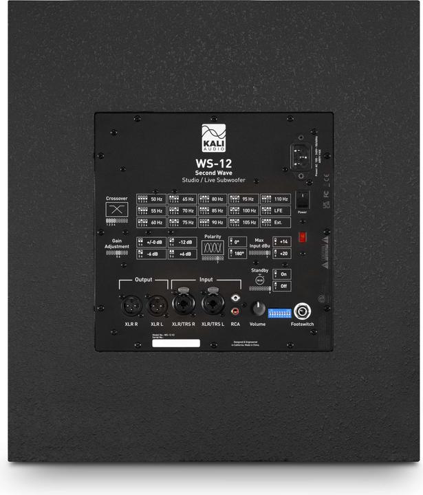 Actual product image Kali Audio WS-12 V2