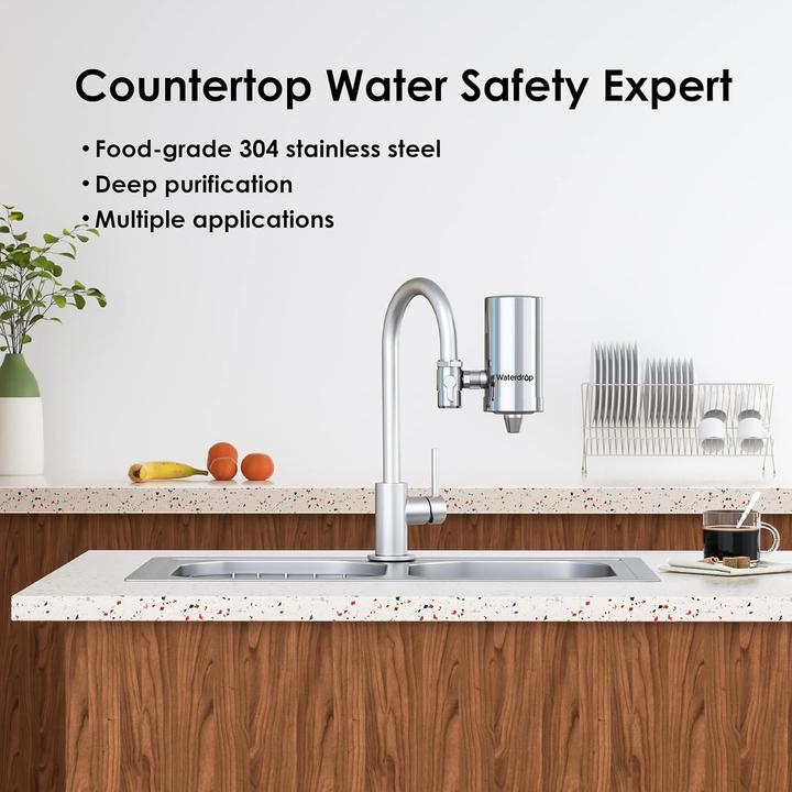 Immagine prodotto Waterdrop Wasserfilter Wasserhahn-System (Rostfreier Stahl)