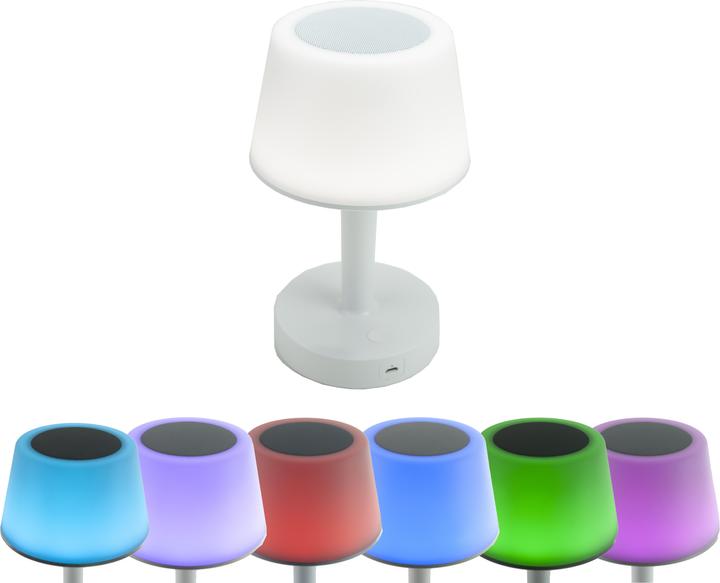 Image du produit Novidarte Lampe LED avec haut-parleur Bluetooth intégré (200 lm)