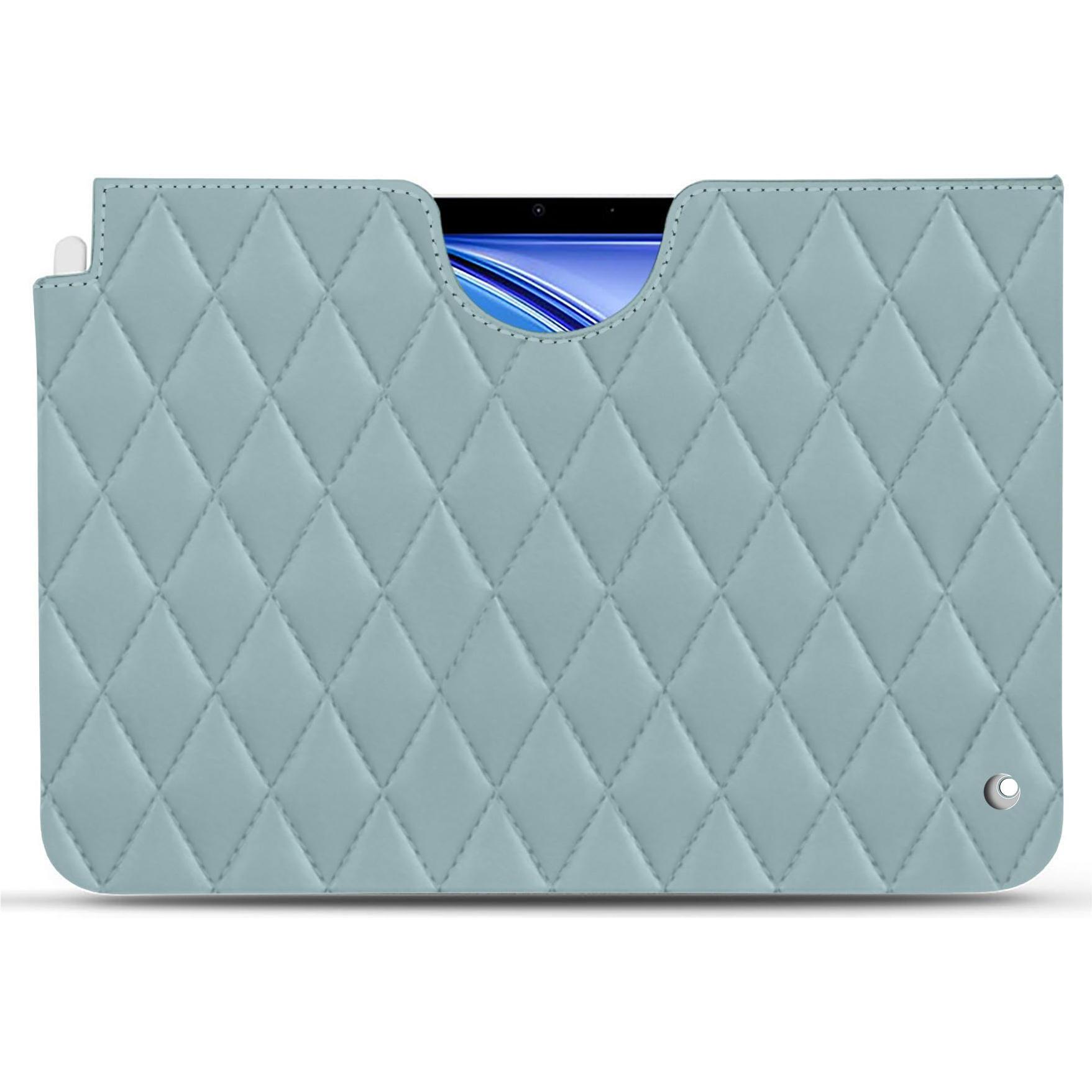 Noreve Lederschutzhülle (iPad Air 2020 (4. Gen), iPad Air 2022 (5. Gen)), Tablet Hülle, Blau