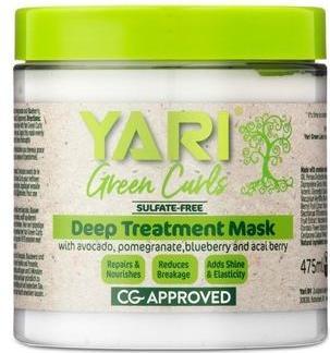 Immagine prodotto Yari Maschera per capelli con trattamento profondo Green Curls 475ml (475 ml)