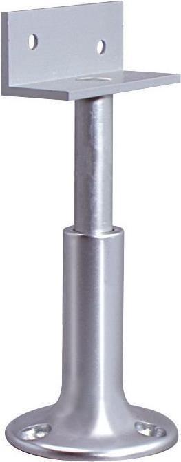 Produktbild Deni Trennwandstütze Breite 60 mm Höhe 100 - 120 mm Aluminium F1 / naturfarbig höhenverstellbar (1 Stk.)