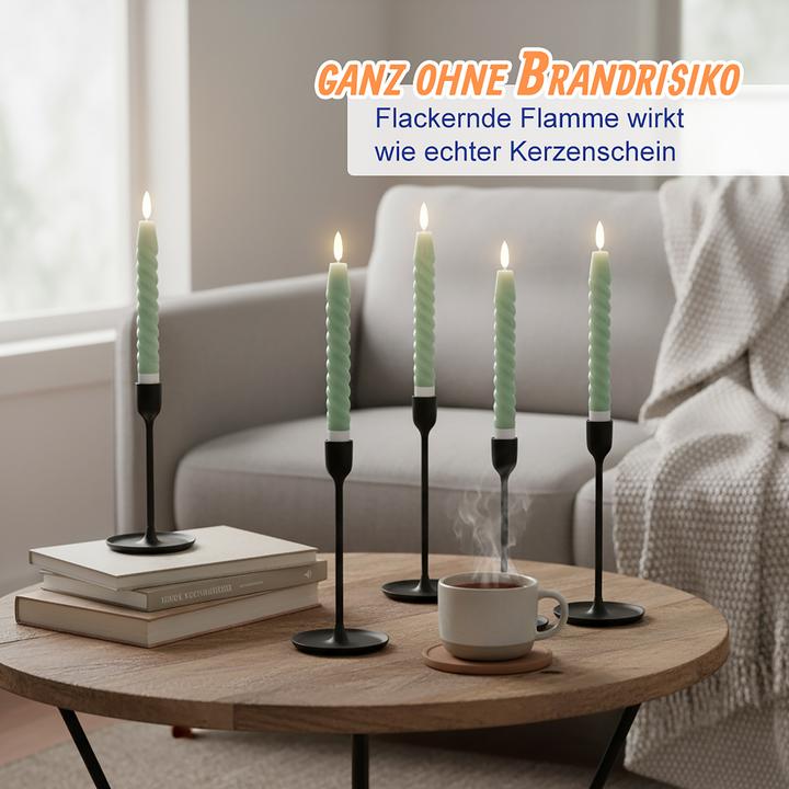 Actual product image Relaxdays 6x LED tapers (6x)