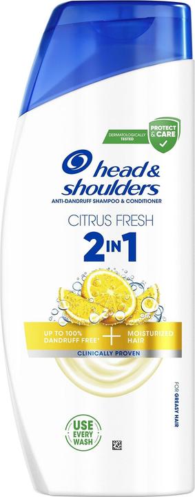Actual product image Head & Shoulders Citrus Fresh 2in1 (625 ml, Liquid shampoo)