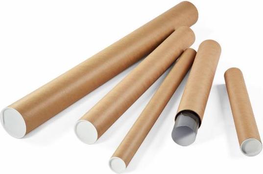Dinkhauser Kartonagen Shipping roll Colompac, length 50x8 cm, cardboard, brown (10 pcs., 8 x 50 cm)