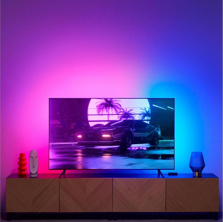 Actual product image WiZ HDMI Sync Box + Lightstrip 75 bis 85 Zoll (Multicoloured, 340 cm, Indoor)