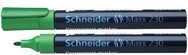 Image du produit Schneider Marqueur permanent Maxx 230 Largeur de trait : 1-3 mm Couleur de l'encre : vert (1x)