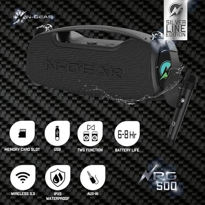 Actual product image N-Gear SPEAKER BLUETOOTH/NRG500 (8 h, Battery operated)