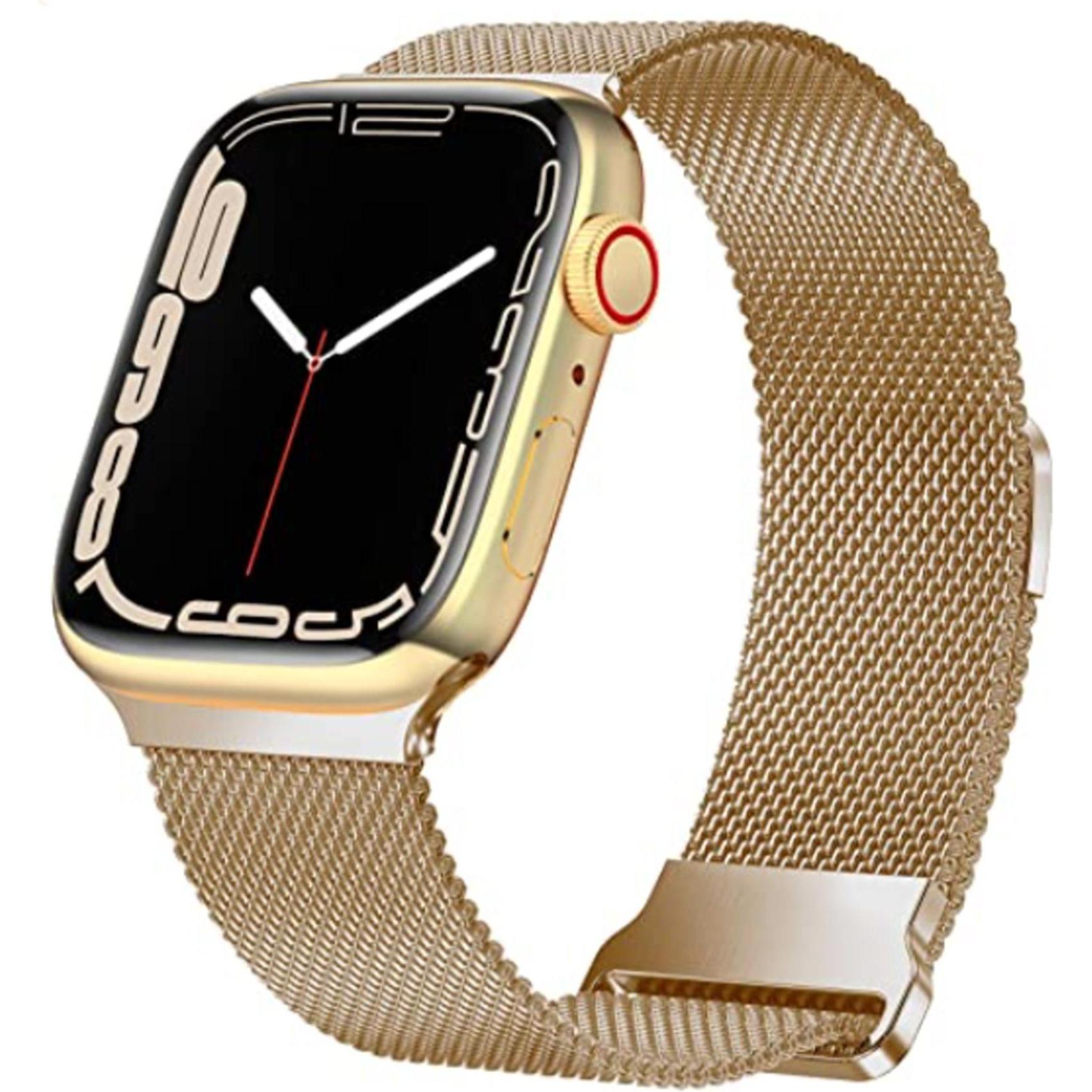 Strap-it Armband (Edelstahl, Apple Watch), Uhrenarmband, Gold