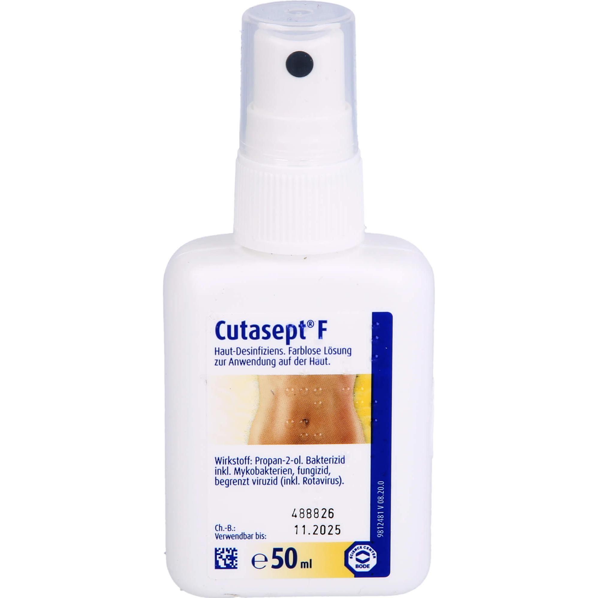 Hartmann, Wundversorgung, Cutasept F Haut-Desinfiziens Lösung, 50 ml Lösung (50 ml)