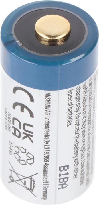 Immagine prodotto Fenix Batteria CR123 A 4 pezzi e caricatore rapido LCD (4 pz., CR123A, 760 mAh, Accumulatore di carica elettrica)