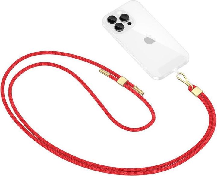 Productafbeelding Tech-Protect C2S Rope Crossbody Strap Leash - Red