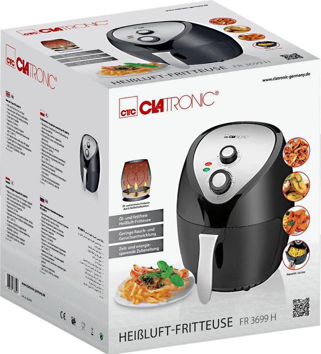 Actual product image Clatronic FR Hot Air Deep Fryer