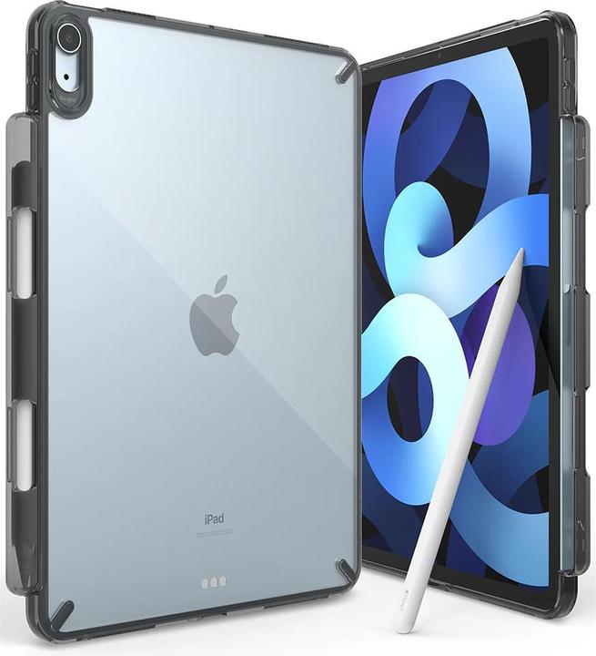 Ringke Exclusieve harde Fusion Combo case met gel frame voor iPad Air 2020/2022 + doorzichtige (iPad Air 2020 (4e generatie), iPad Air 2022 (5e gen))