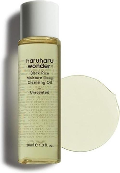 Actual product image Haruharu Wonder Black Rice Moisture Cleansing Oil Travel Size (Cleansing oil, 30 ml)