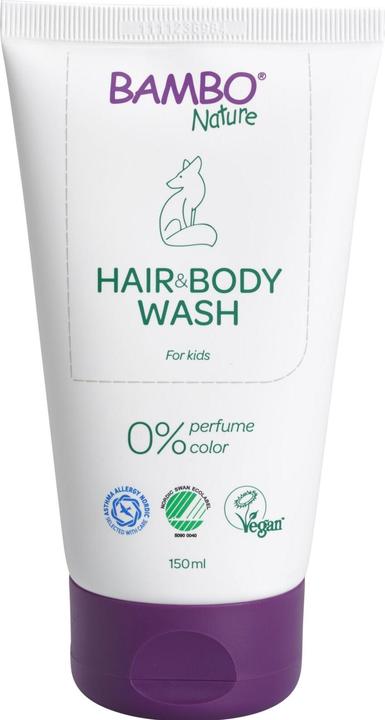 Produktbild Abena Bambo Nature Shampoo & Duschgel ohne Parfum (150 ml, Flüssiges Shampoo)
