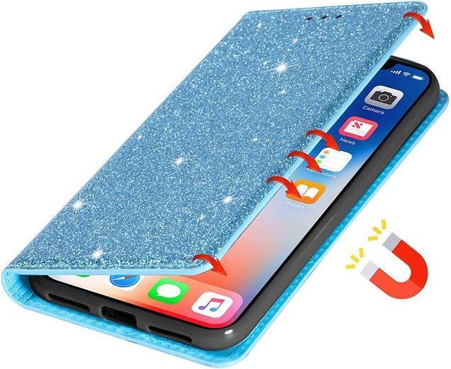 Actual product image MU Style Glitter Sequins Stand Series (Apple iPhone 14 Pro)