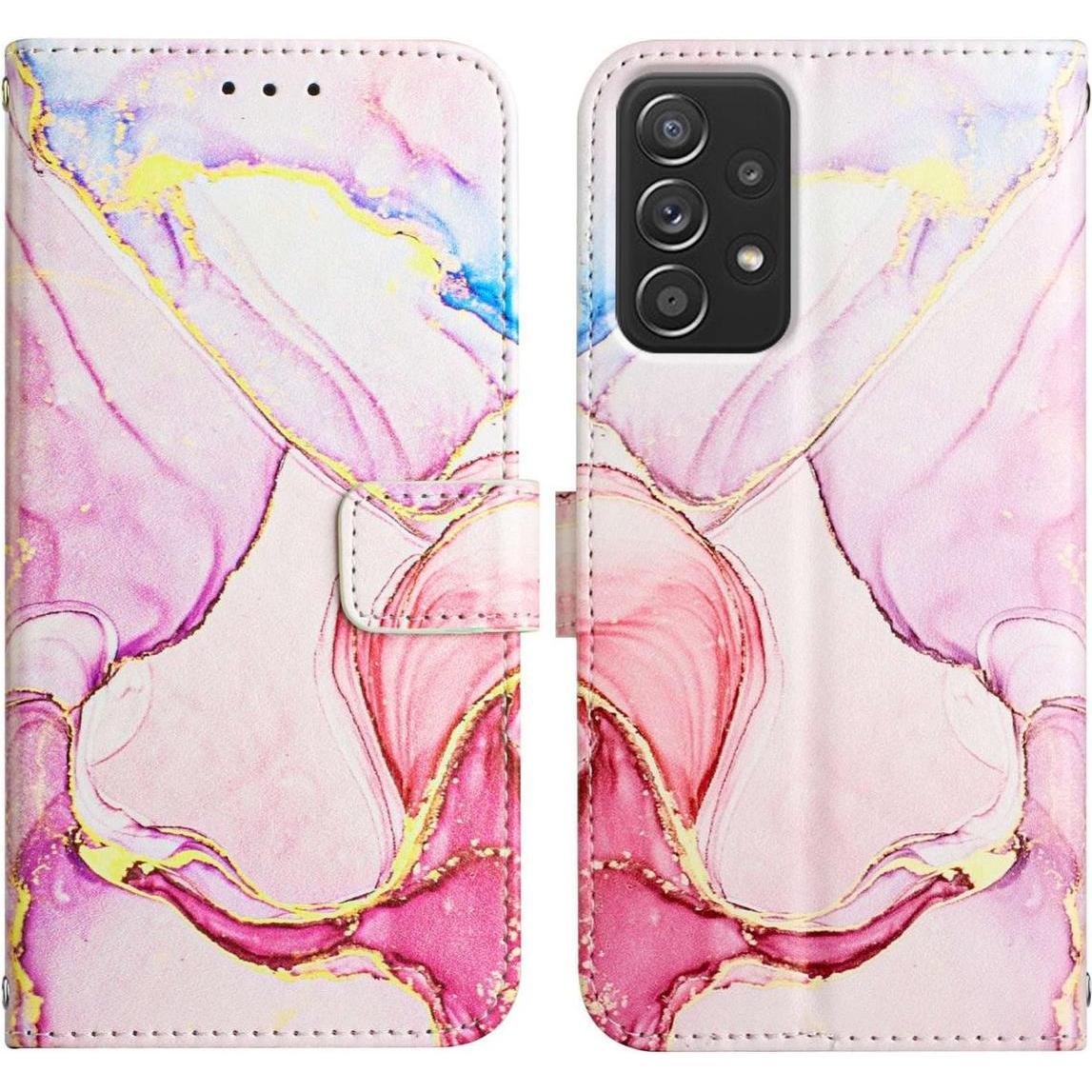König Design Hülle Handy Schutz für Samsung Galaxy A23 Case Cover Tasche Wallet Etui 360 Grad (Samsung Galaxy A23), Smar...