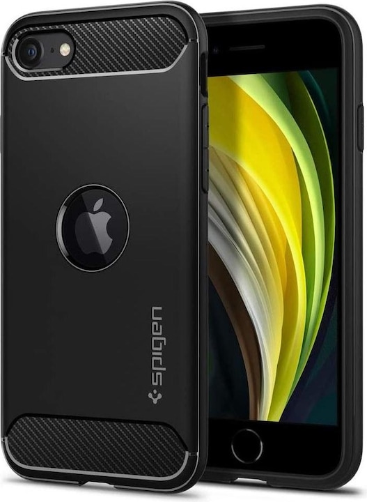 Actual product image Spigen Rugged Armor (Apple iPhone SE (2nd Gen), Apple iPhone SE (3rd Gen))