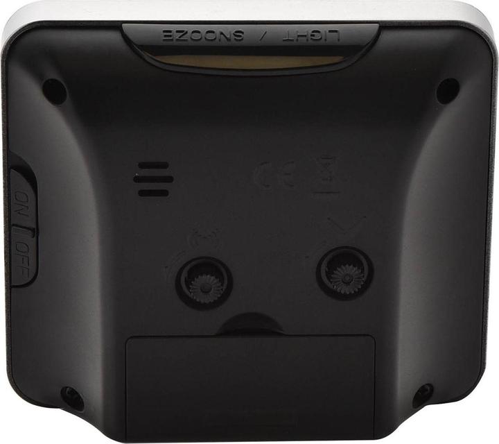 Produktbild Hometime Schwarzer Wecker Duales Anzeigesystem