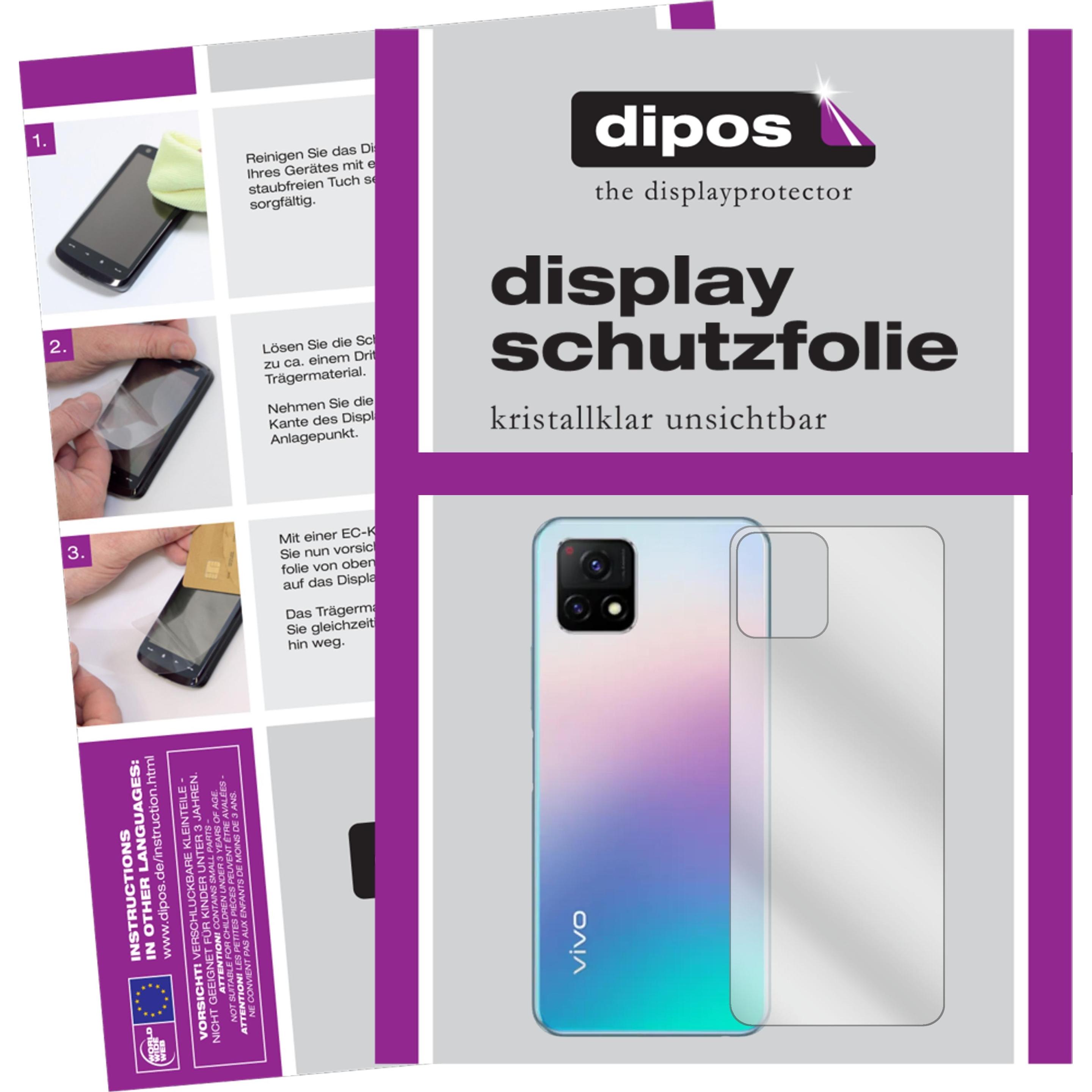 Dipos Displayschutzfolie Crystalclear (5 Stück, Vivo Y32), Smartphone Schutzfolie, Transparent