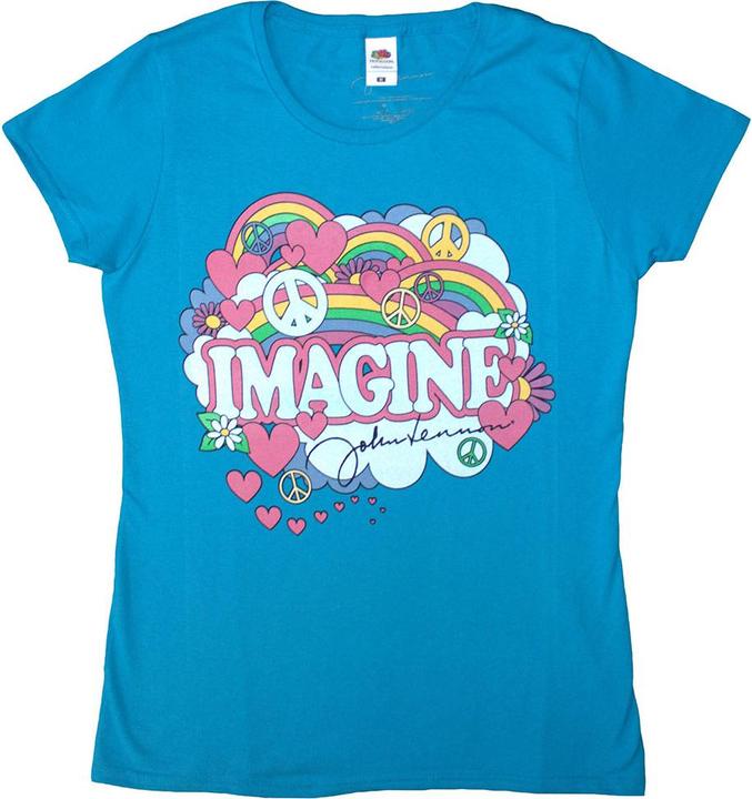 John Lennon Rainbows, Love & Peace (Girlie)